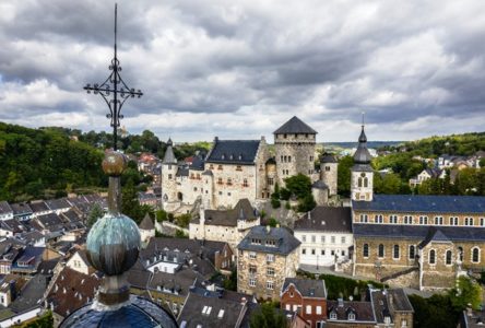 Die Burg, das Wahrzeichen der Kupferstadt